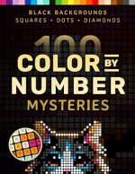 100 Color by Number Mysteries: A Coloring Book for Adults Relaxation and Wonder – Squares, Diamonds, Dots - Image 2